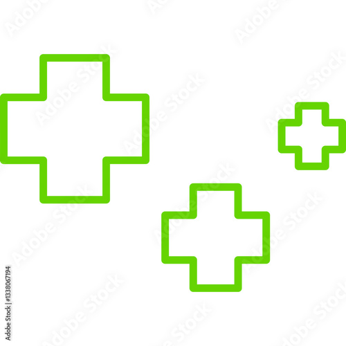 Medical Cross Decoration