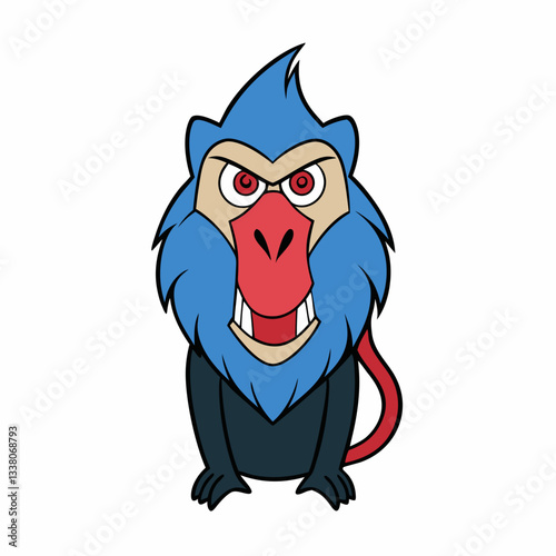 mandrill cartoon character
