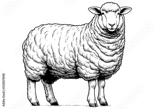 Sheep Vector Illustration