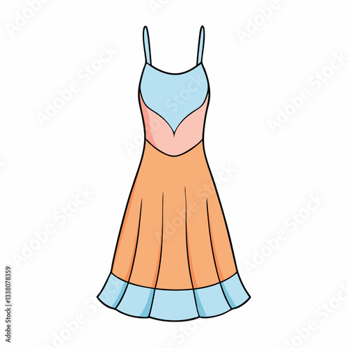 satin slip dress on white