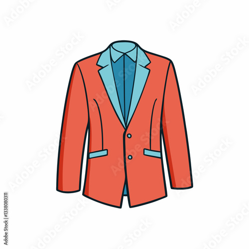 blazer vector illustration