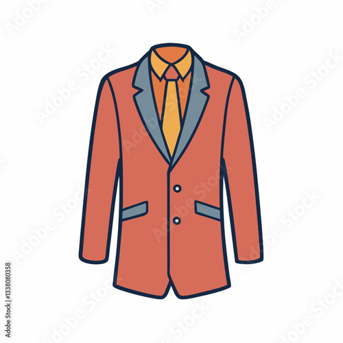blazer vector illustration