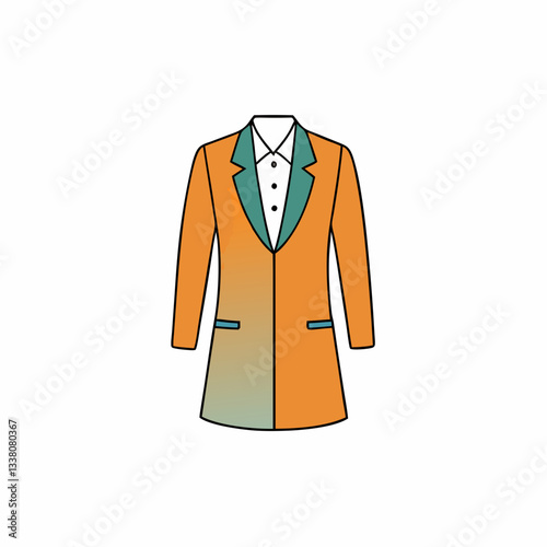 blazer vector illustration