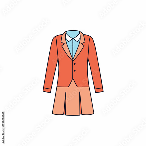 blazer vector illustration