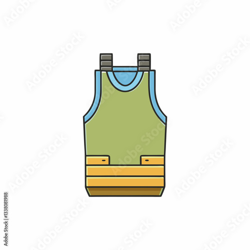 tank top dress vector illustration