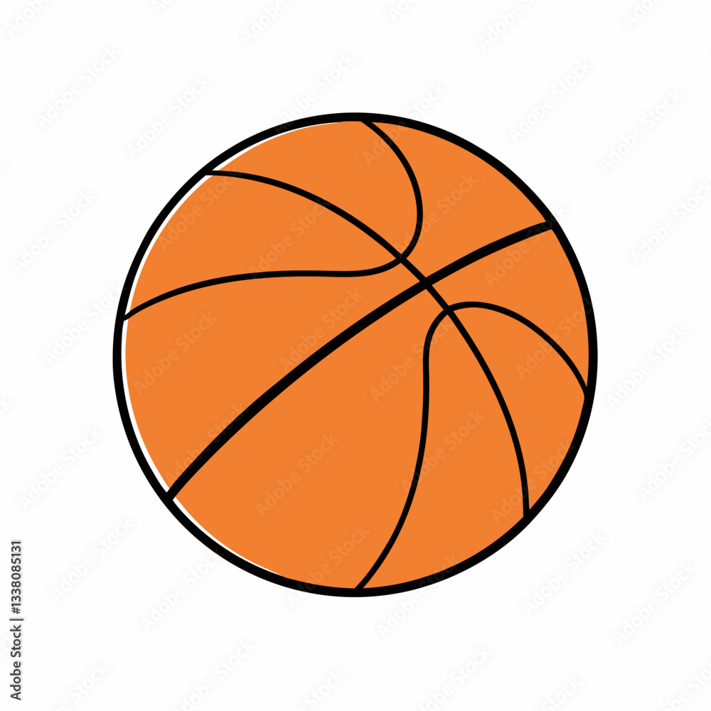 Fototapeta premium basketball ball icon