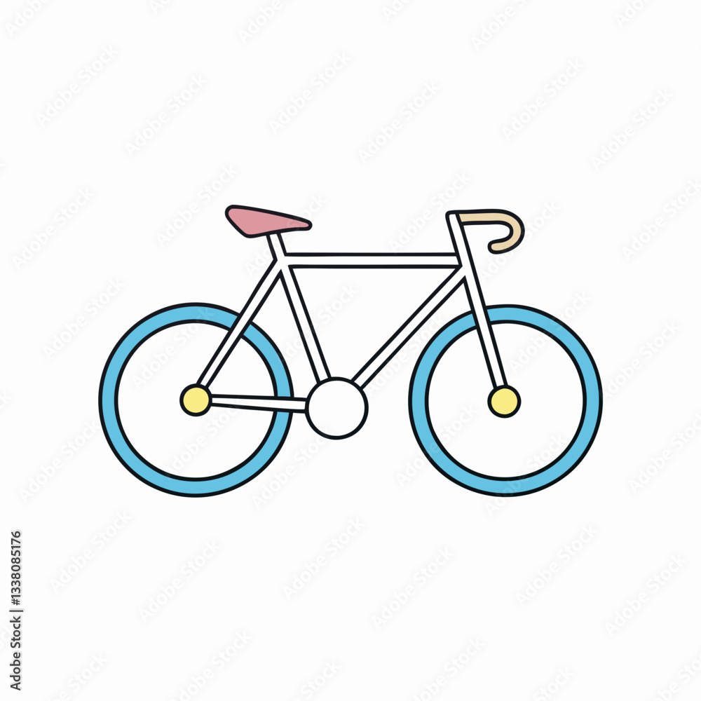 bicycle icon vector illustration