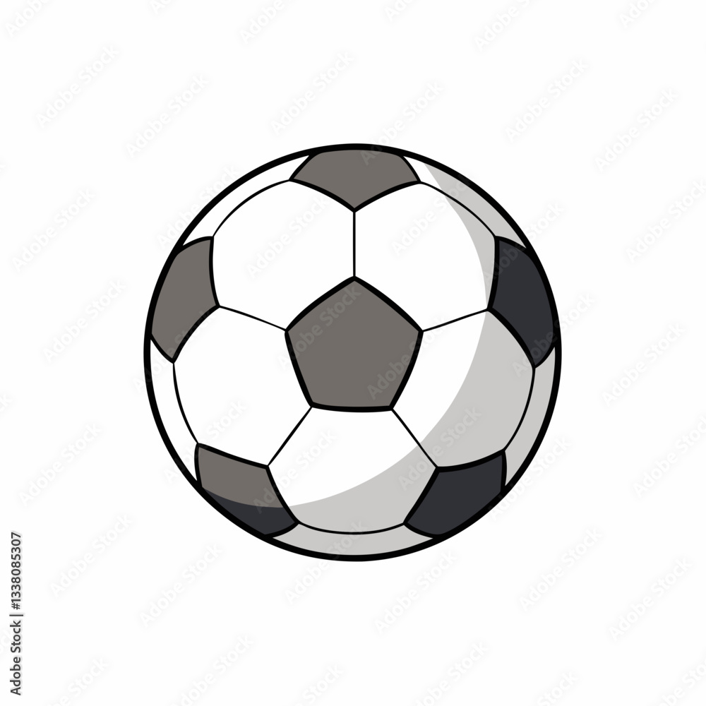 Fototapeta premium soccer ball isolated on white