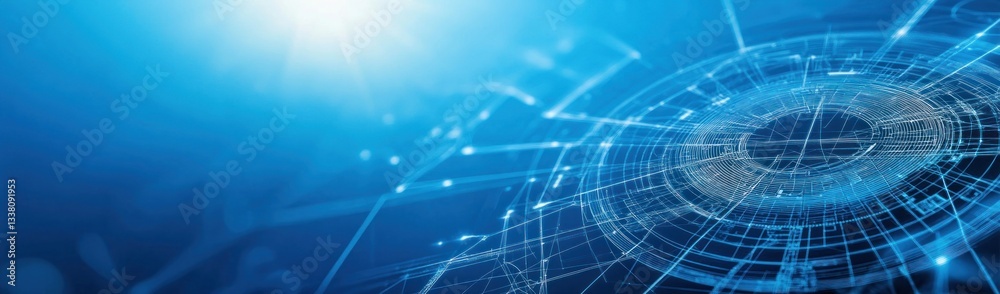 Obraz premium Abstract network design