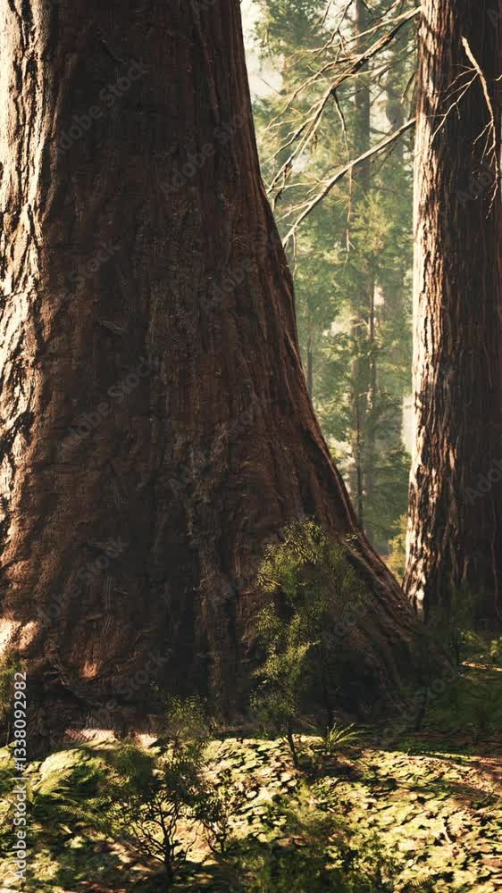 giant sequoias in the giant forest grove in the Sequoia National Park giant sequoias in the giant forest grove in the Sequoia National Park