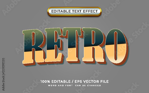 Retro Cartoon Editable Text Effect