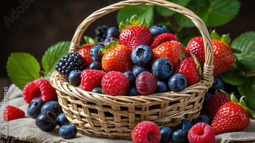berries in a basket