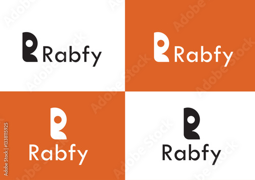 Logo design by letter R, brand identity, branding design, logo design