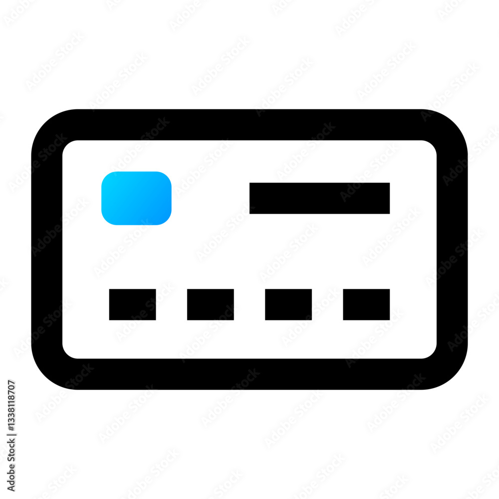 Credit Card Icon. Credit Card, Debit Card, Atm Card, Payment, Banking, Transaction, Purchase, Wallet. Vector Icon Illustration Credit Card Icon. Credit Card, Debit Card, Atm Card, Payment, Banking, Transaction, Purchase, Wallet. Vector Icon Illustration