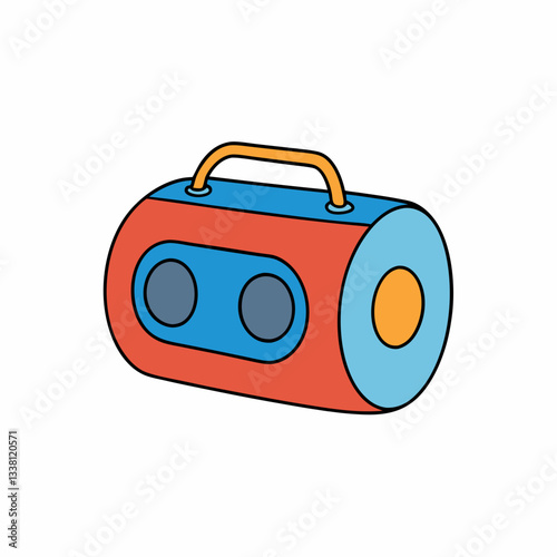 bluetooth  speaker vector illustration