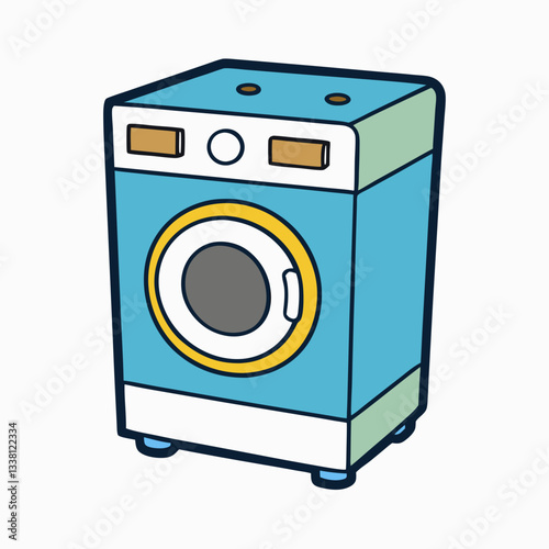 washing machine vector