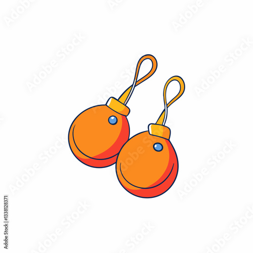 castanets on white