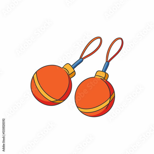 castanets on white