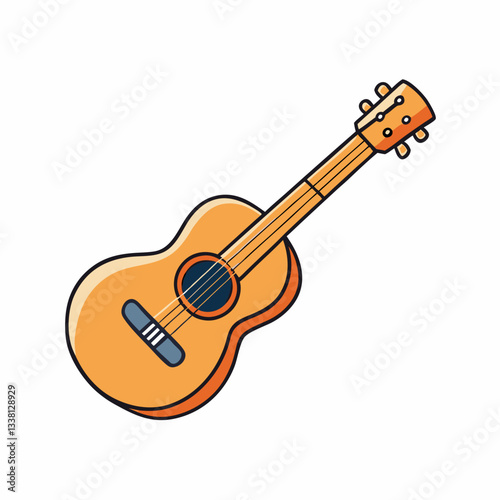 acoustic guitar vector