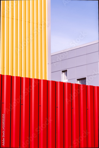 red and yellow