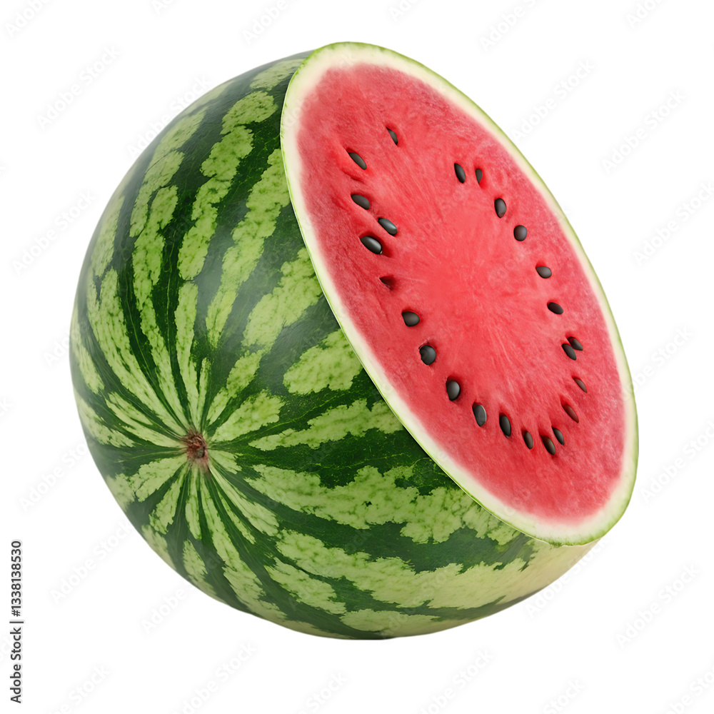 Whole Watermelon with Slice Whole Watermelon with Slice
