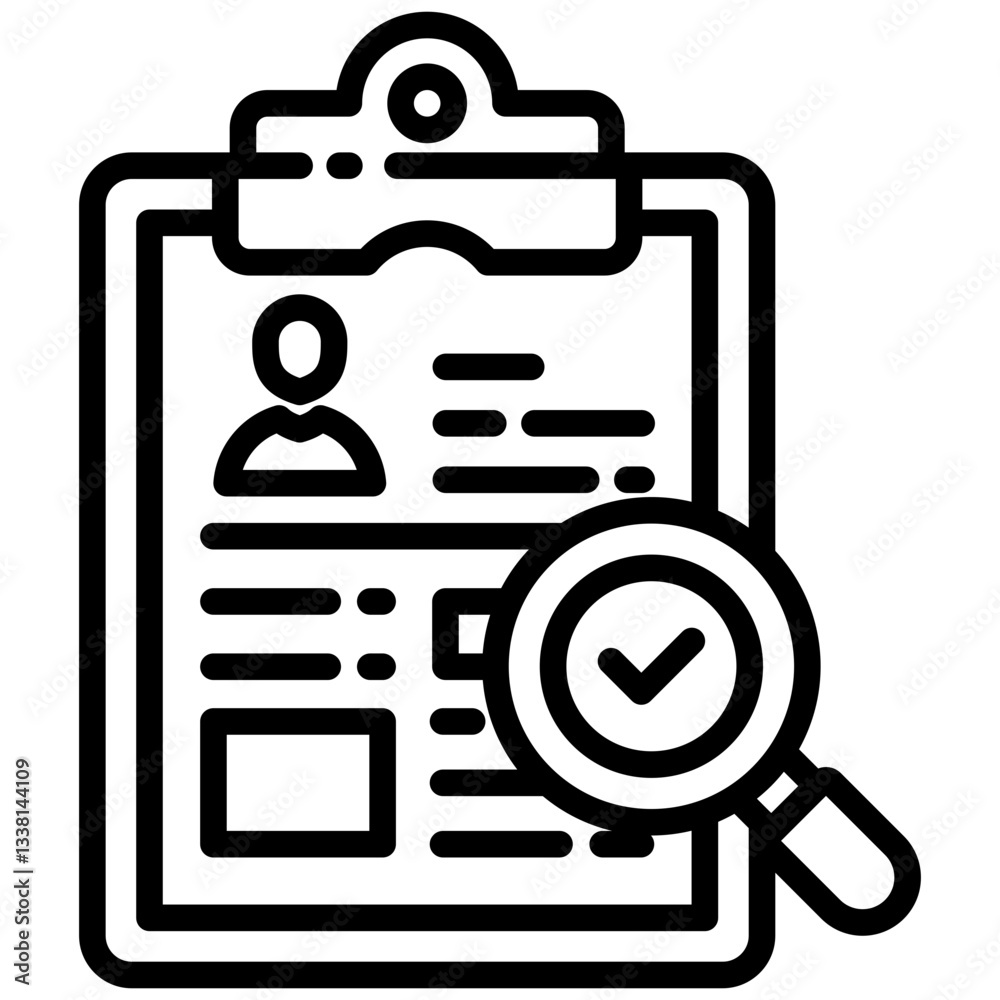 Profile icon in Outline Style. Simple Vector Design. Simple Vector Outline Icon Profile icon in Outline Style. Simple Vector Design. Simple Vector Outline Icon