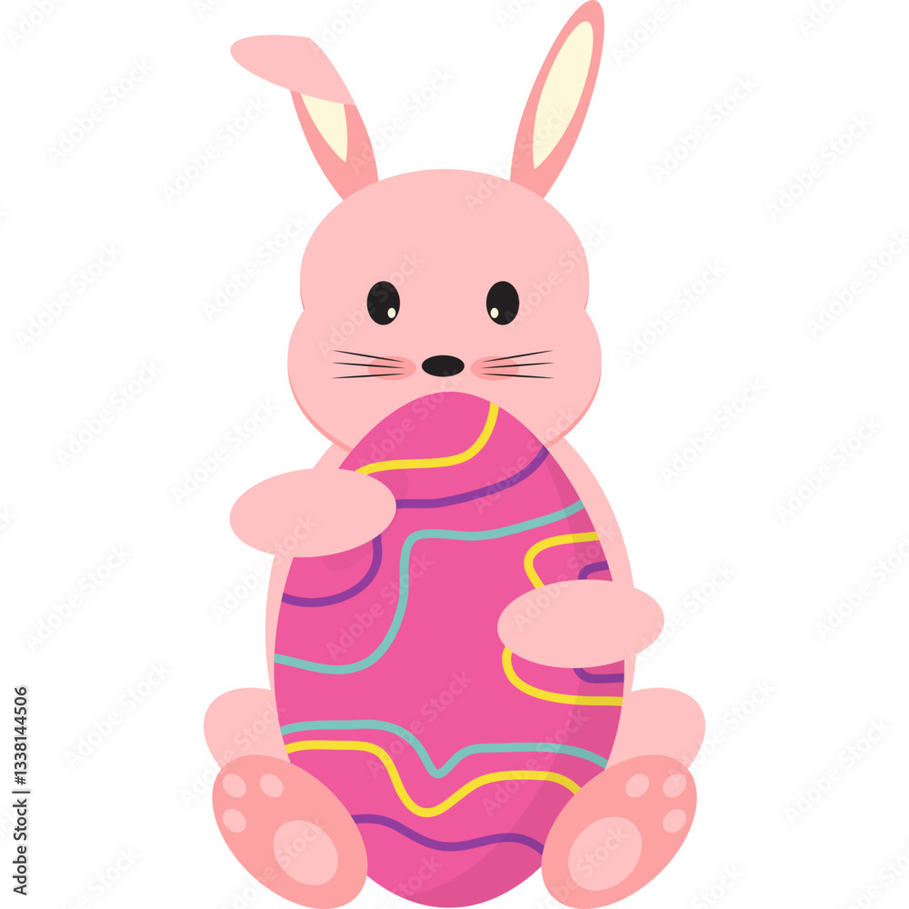Easter Bunny Illustration 