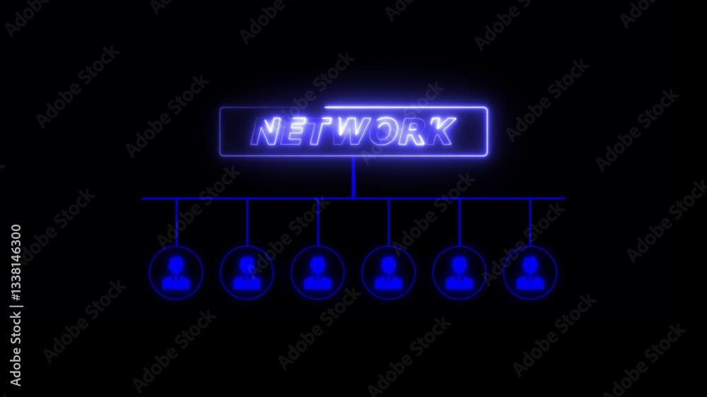 Business network animation.Animation of network of connections with people icon.Internet and network concept communication network.group of business people connected by lines Social network connecting Business network animation.Animation of network of connections with people icon.Internet and network concept communication network.group of business people connected by lines Social network connecting