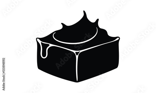 Chocolate Treat with Drizzle Icon