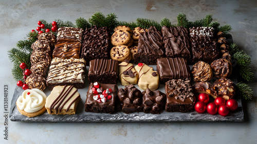 An assortment of delicious chocolate holiday treats
