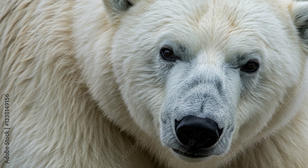 Majestic Polar Bear Close up Powerful Arctic Animal Portrait Majestic Polar Bear Close up Powerful Arctic Animal Portrait