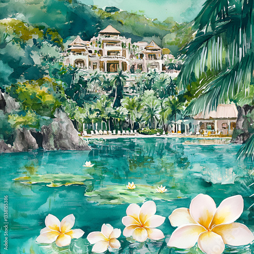 Opulent Tropical Resort Hotel