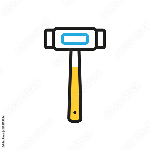 Multi color icon for hammer