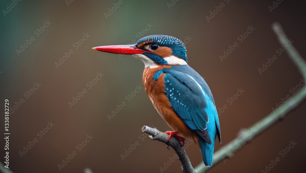 Fototapeta premium Gray-headed kingfisher bird.