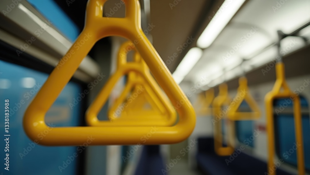 Hanging yellow train handle Hanging yellow train handle