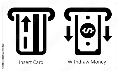 Insert Card and Withdraw Money