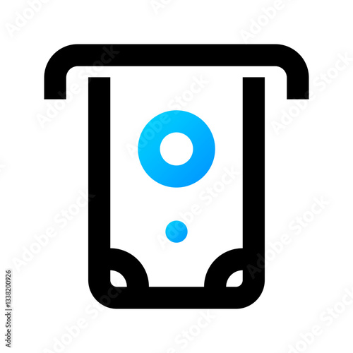 Withdraw Icon. Withdraw, Atm, Money, Transfer, Payment, Cash, Debit, Disburse. Vector Icon Illustration