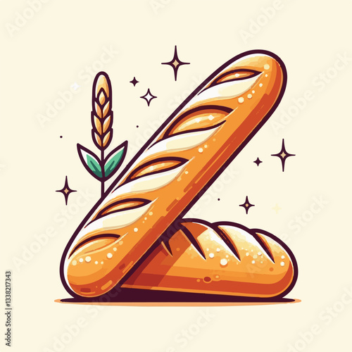 baguette, food, bread, bakery, breakfast, bun, meal, fresh, french, pastry, loaf, healthy, wheat, tasty, crust, flour, nutrition, bake, isolated, brown, background, traditional, delicious, organic, na
