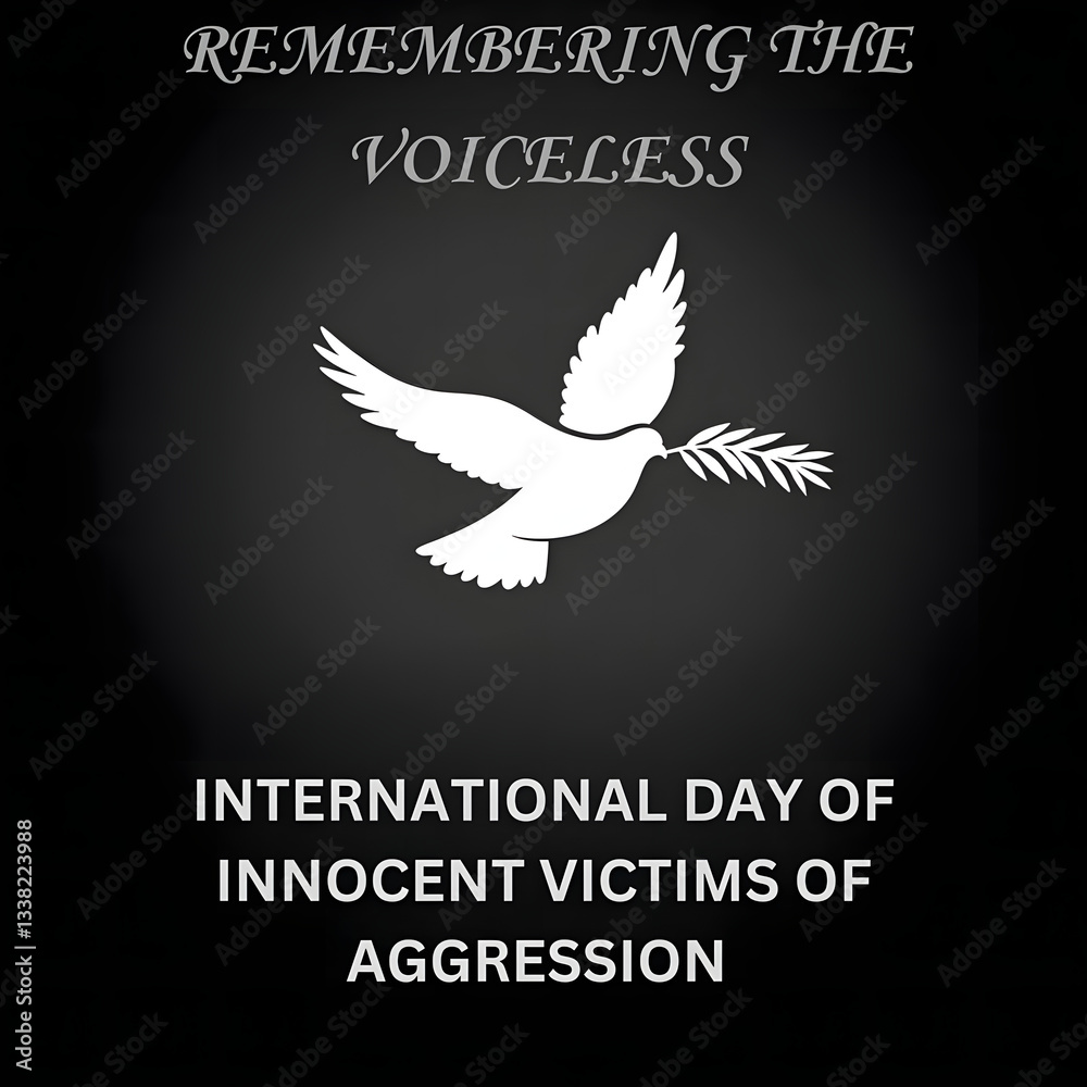 Obraz premium international day of innocent victims of aggression