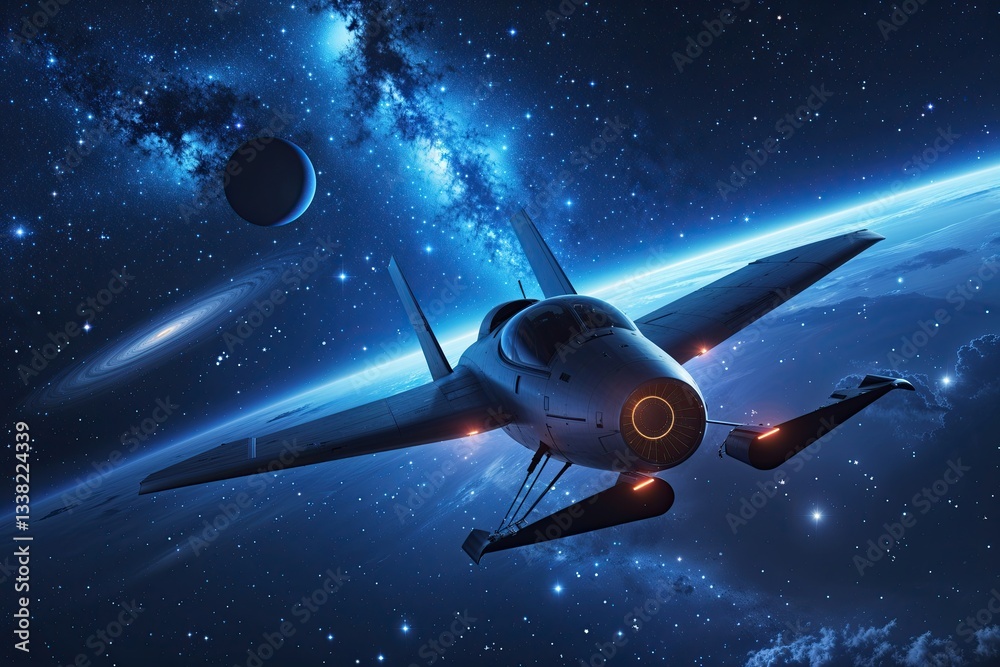 custom made wallpaper toronto digitalSeamless Looped Flight Animation Through Cosmic Space with Stunning Blue Starlight and Distant Galaxies