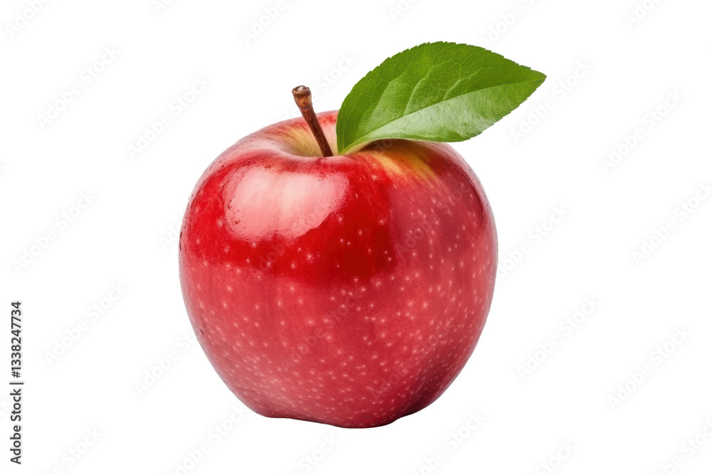 red apple with leaf isolated on white or transparent png red apple with leaf isolated on white or transparent png