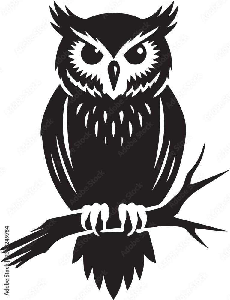 Obraz premium silhouette, wildlife, horn, art, illustration, animal, dear, design, vector, forest