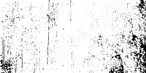 Wallpaper Mural Black grainy texture isolated on white background. Distress overlay textured. Grunge design elements, Dust overlay textured. Grain noise particles. Rusted white effect.  Torontodigital.ca
