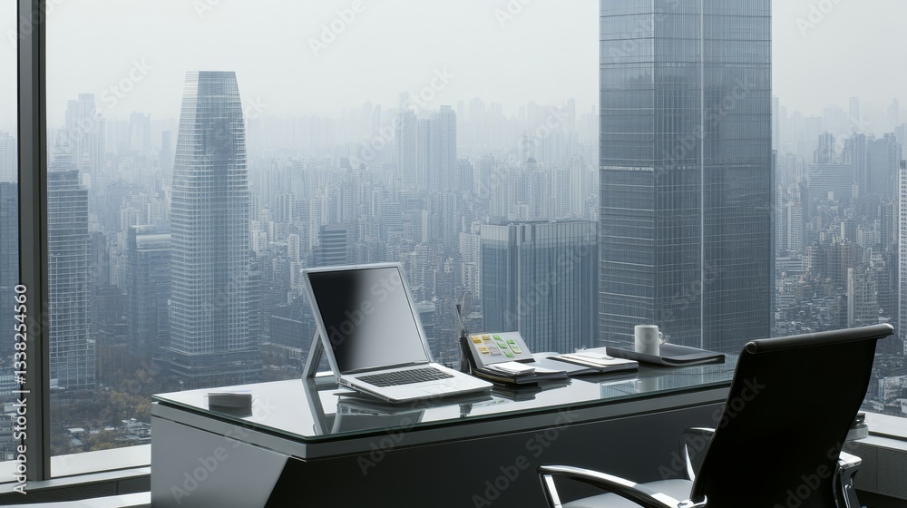 Modern Office with City View