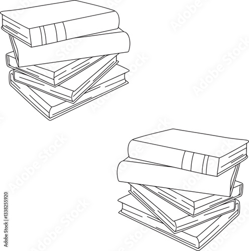 stack of books  ,set of open books ,set of open book ,set of books vector ,book, education, stack of books on white background ,books, paper, stack, literature, computer, school, laptop, library, obje