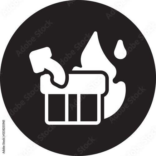 shipment glyph icon