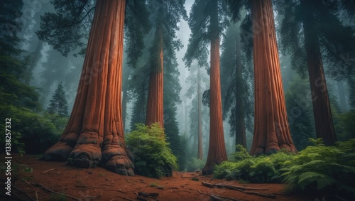 Lively Sequoia Trees