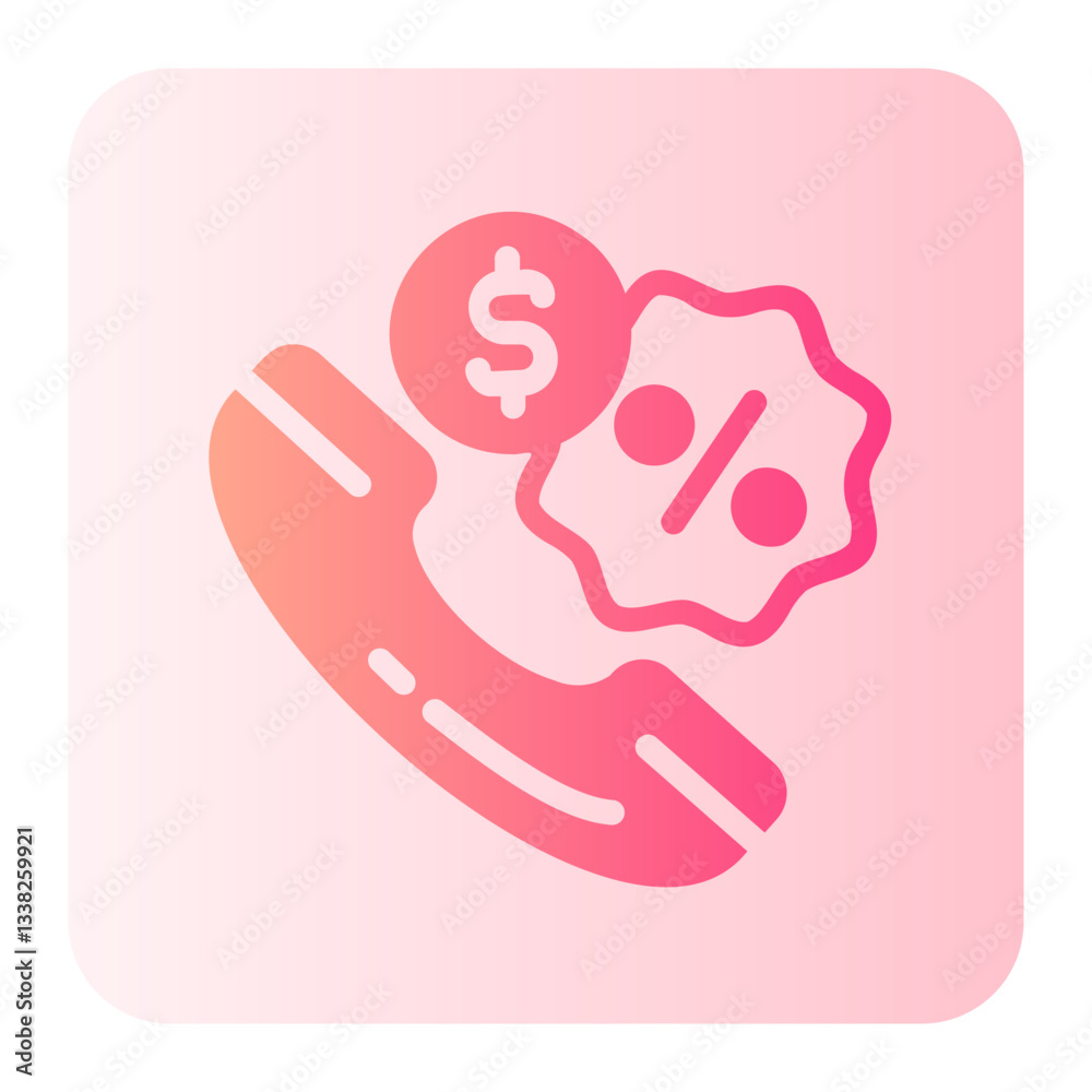 Phone Call gradient icon Phone Call gradient icon
