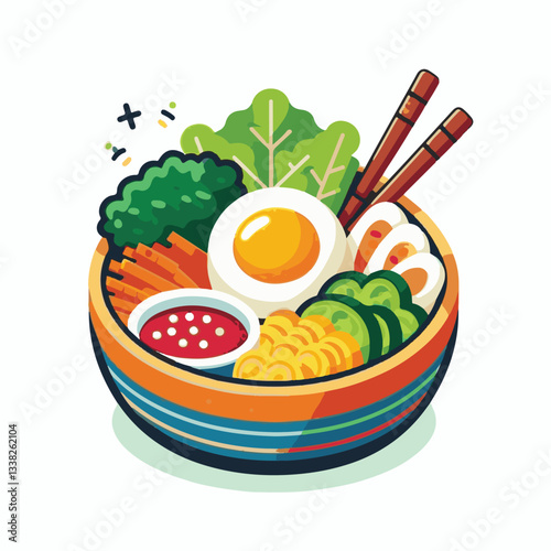 bibimbap, asian, cuisine, meal, healthy, delicious, food, rice, gourmet, korean food, vegetable, cooking, dinner, fresh, colorful, bowl, lunch, traditional, dish, egg, beef, spicy, korean, carrot, mea