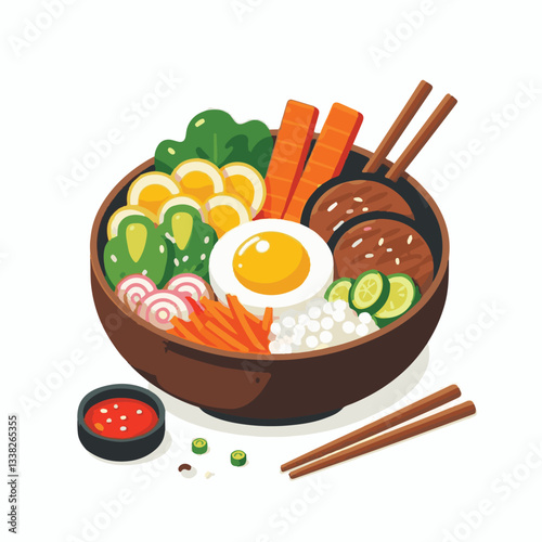 bibimbap, asian, cuisine, meal, healthy, delicious, food, rice, gourmet, korean food, vegetable, cooking, dinner, fresh, colorful, bowl, lunch, traditional, dish, egg, beef, spicy, korean, carrot, mea